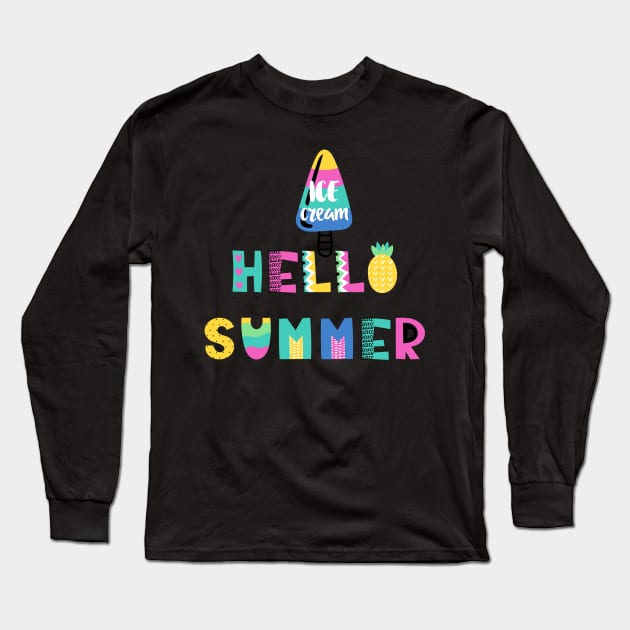 hello summer Long Sleeve T-Shirt by pmeekukkuk